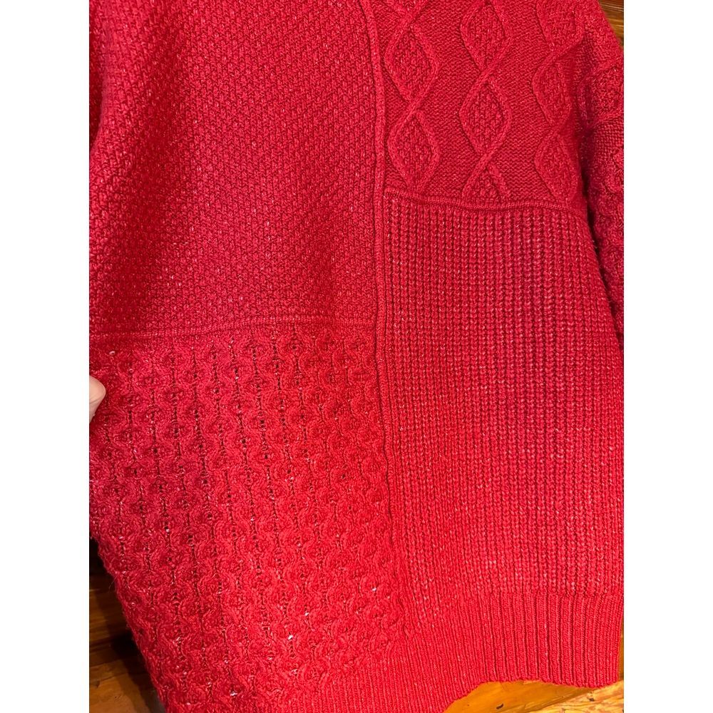 American Eagle Chunky Red Sweater Size Medium‎ - Picture 2 of 7